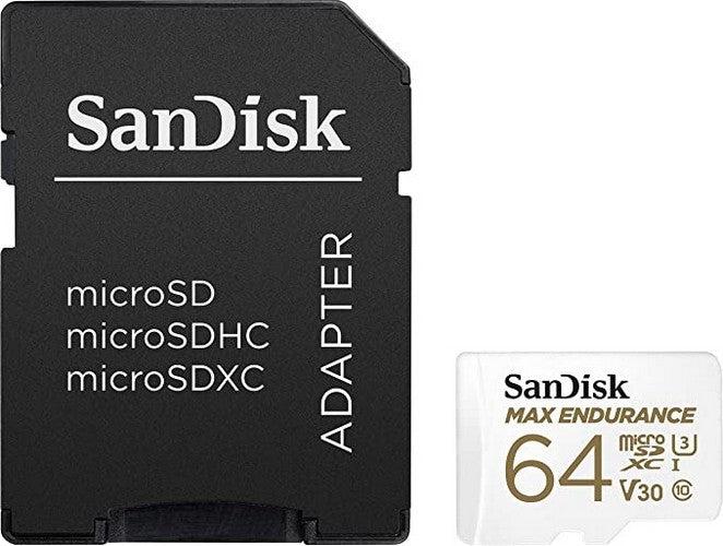 SanDisk MAX Endurance microSD Card with Adapter - 32GB - White