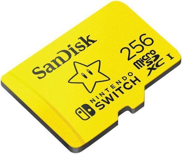 SanDisk microSDXC Card for Nintendo Switch - Yellow (256GB)