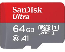 SanDisk Ultra 64GB microSDXC UHS-I Card A1 Class 10 140MB/s - Black