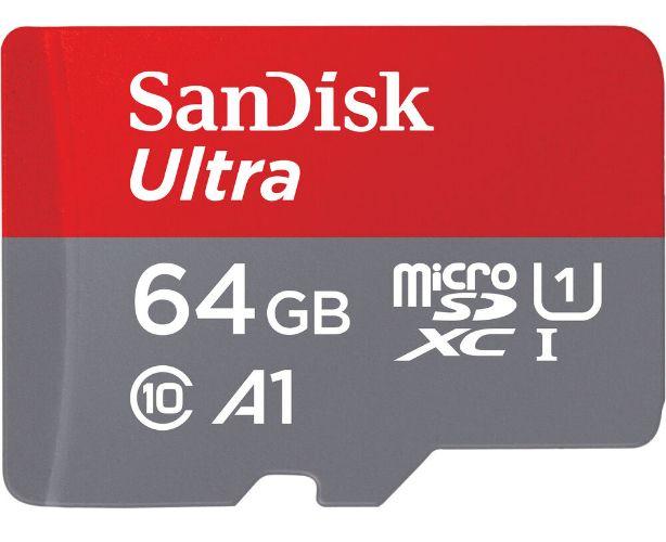 SanDisk  Ultra 64GB microSDXC UHS-I Card A1 Class 10 140MB/s - Black - Brand New