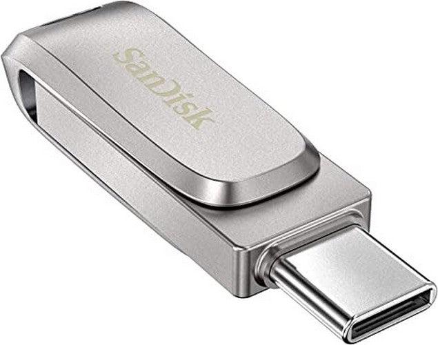 SanDisk Ultra Dual Drive Luxe USB Type-C Flash Drive - 32GB - Silver