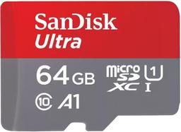 SanDisk Ultra microSDHC/SDXC UHS-I Card (Up to 150MB/s) - 128GB - Red