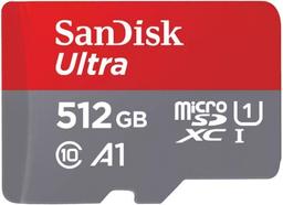 SanDisk Ultra microSDHC/SDXC UHS-I Card (Up to 150MB/s) - 128GB - Red