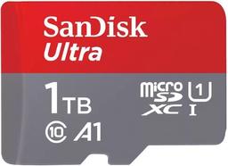 SanDisk Ultra microSDHC/SDXC UHS-I Card (Up to 150MB/s) - 128GB - Red