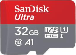 SanDisk Ultra microSDHC/SDXC UHS-I Card (Up to 120MB/s) - 32GB - Red