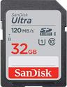 Sandisk Ultra SDHC C10 UHS-I Memory Card (120MB/s)
