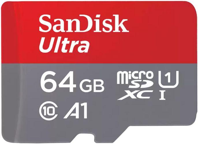 SanDisk  Ultra SDHC/SDXC UHS-I Memory Card (Up to 140MB/s) - 64GB - Red - Brand New