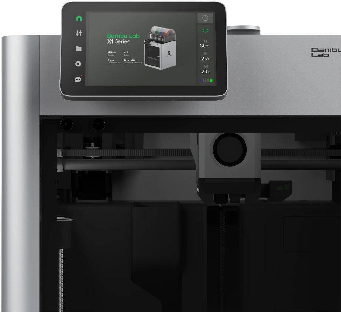 Bambu Lab X1C Combo Carbon Fiber 3D Printer - Excellent - White