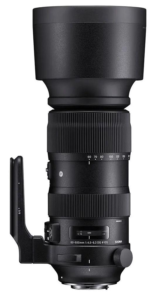 Sigma  60-600mm f/4.5-6.3 DG OS HSM Sport Lens for Nikon - Black - Premium
