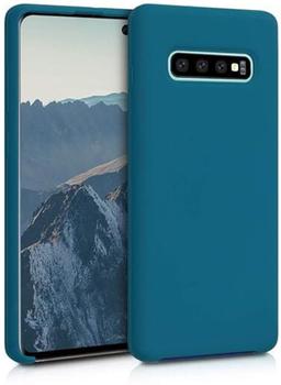 Silicone Phone Cover for Galaxy S10+ - Teal