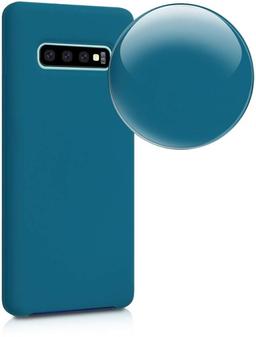 Silicone Phone Cover for Galaxy S10+ - Teal