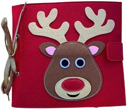 SmartyPals  Christmas Quiet Book - Red - Brand New