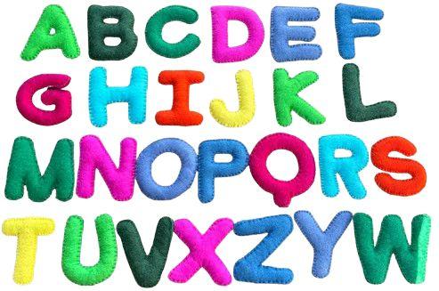 SmartyPals  Handmade Felt Alphabet - Multicolor - Brand New