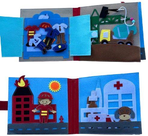 SmartyPals  Little Role Players Quiet Book - Multicolor - Brand New
