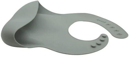 Smoosh Silicone Bib - Grey