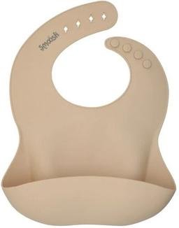 Smoosh Silicone Bib - Latte