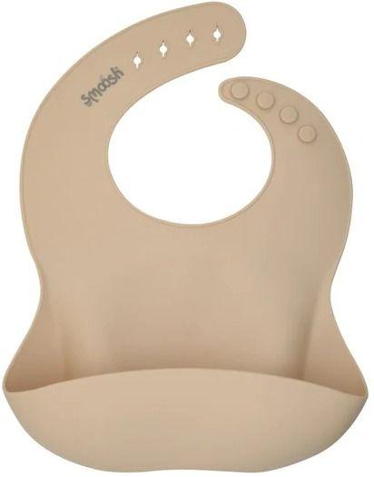 Smoosh  Silicone Bib - Latte - Brand New