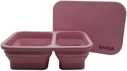Smoosh Silicone Collapsible Lunch Box - Pink