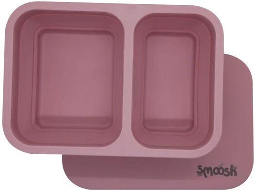 Smoosh Silicone Collapsible Lunch Box - Pink