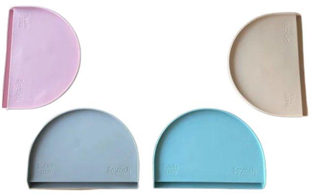 Smoosh Silicone Toddler Tray - Grey