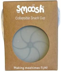 Smoosh Snack Cup with Lid - Grey