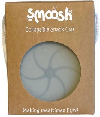 Smoosh Snack Cup with Lid - Grey