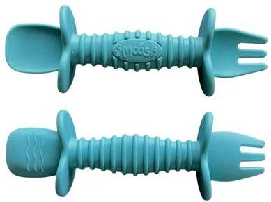 Smoosh Sporkie - Teal & Grey