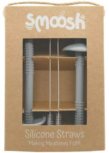 Smoosh Straw Set - Grey
