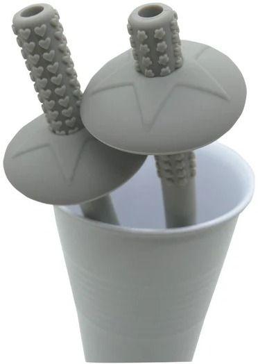 Smoosh Straw Set - Grey