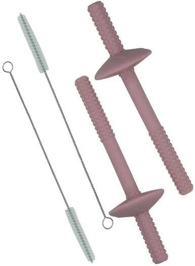 Smoosh Straw Set - Pink