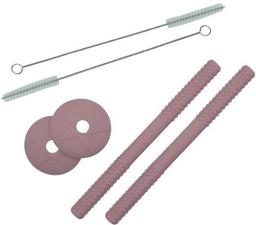 Smoosh Straw Set - Pink