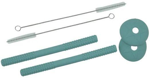 Smoosh Straw Set - Teal