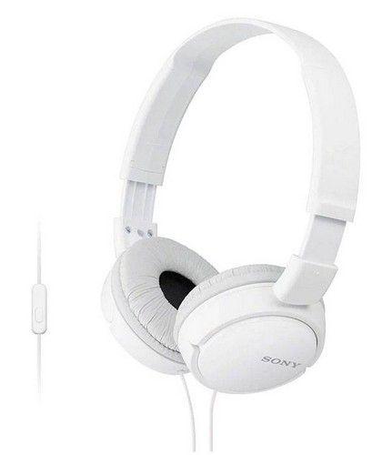 Sony  MDR-ZX110AP On-Ear Headphones - White - Brand New