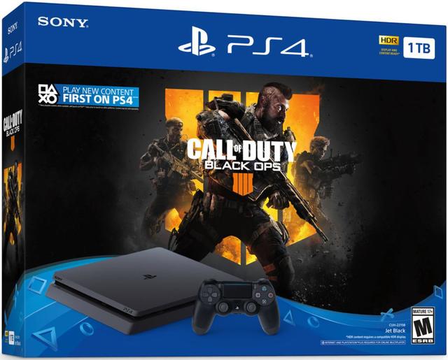 Sony PlayStation 4 Slim Gaming Console 2TB in Jet Black