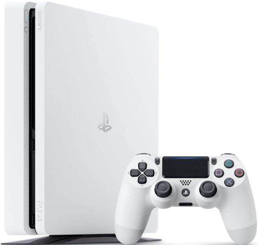Sony PlayStation 4 Slim Gaming Console 500GB in Glacier White in Excellent condition