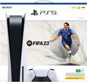 Sony Playstation 5 (Disc Edition) Gaming Console | FIFA 23 (Bundle Edition) in White in Brand New condition