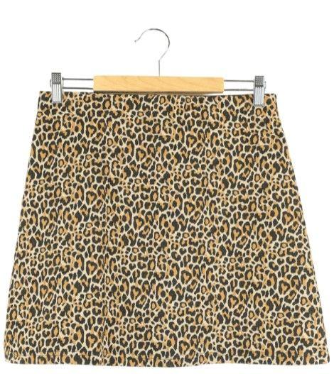 Sportsgirl  Animal Print Skirt S - Brown - Excellent