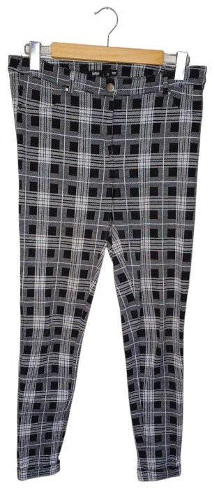 Sportsgirl  Check Pants S - Black - Excellent