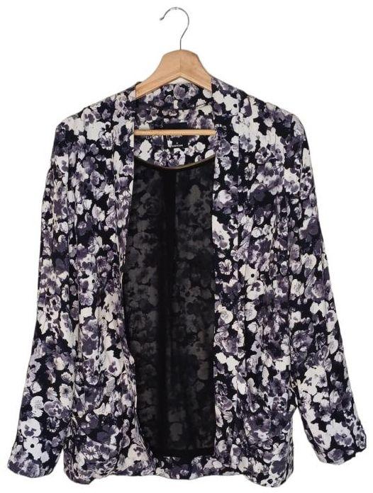 Sportsgirl  Floral Blazer 8 - Black - Excellent