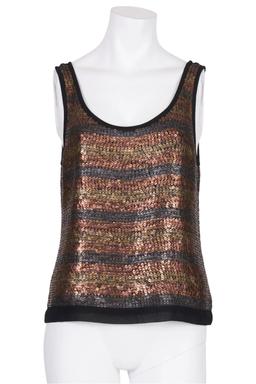 Sportsgirl Heavy Metal Sequin Top 8