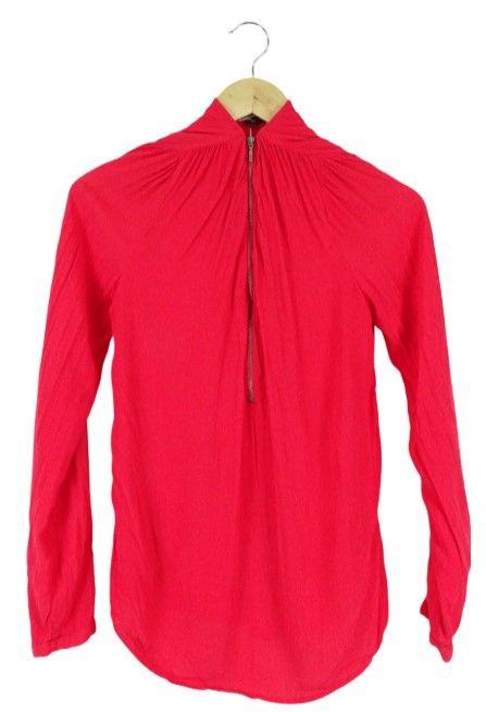 Sportsgirl  Long Sleeve Top 10 - Red - Excellent
