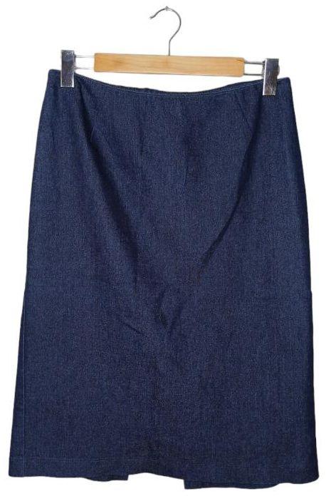 Sportsgirl  Look Knee Length Skirt 8 - Denim - Excellent