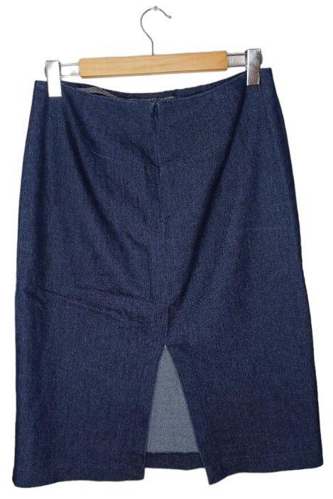 Sportsgirl Look Knee Length Skirt 8 - Denim