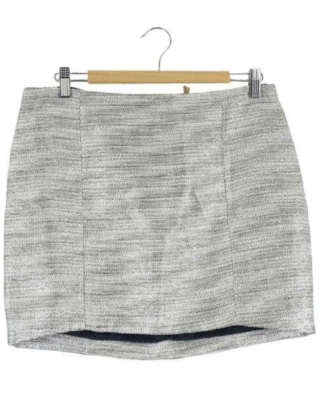 Sportsgirl  Mini Skirt 12 - Grey - Excellent