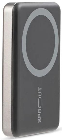 Sprout Magnetic Wireless Powerbank 6000mAh - Black