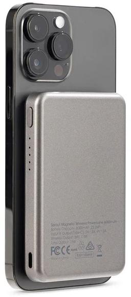 Sprout Magnetic Wireless Powerbank 6000mAh - Black