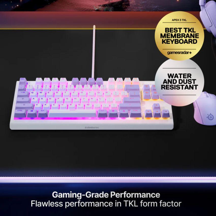 Refurbished SteelSeries Apex 3 TKL Wired RGB Lighting Gaming Keyboard - Reebelo Australia