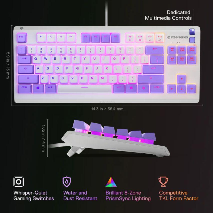 Refurbished SteelSeries Apex 3 TKL Wired RGB Lighting Gaming Keyboard - Reebelo Australia
