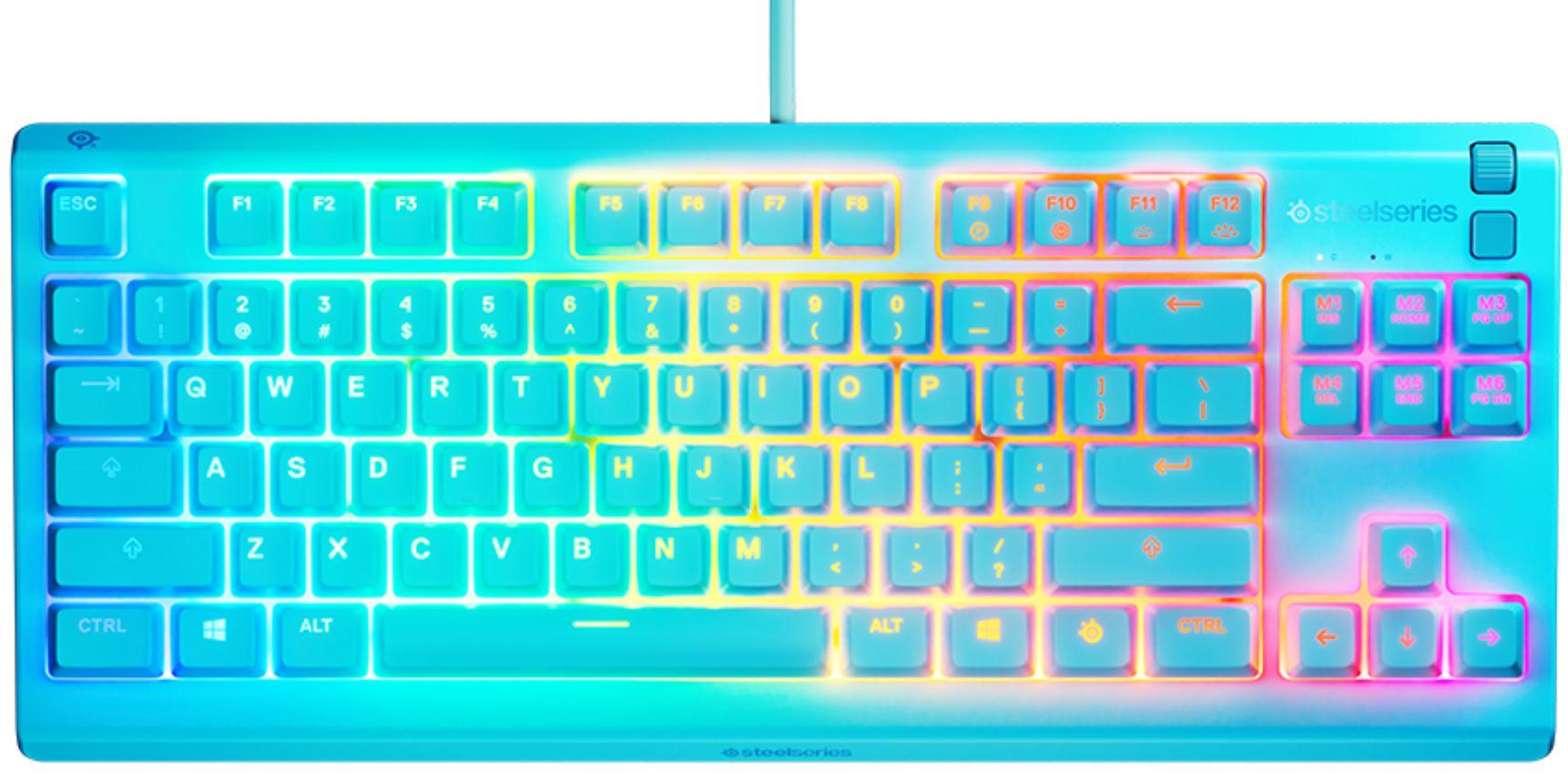 Refurbished SteelSeries Apex 3 TKL Wired RGB Lighting Gaming Keyboard - Reebelo Australia