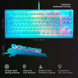Refurbished SteelSeries Apex 3 TKL Wired RGB Lighting Gaming Keyboard - Reebelo Australia